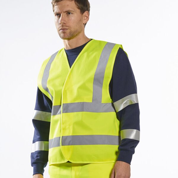 Hi-vis two-band-and-brace vest (C470) Thumbnail